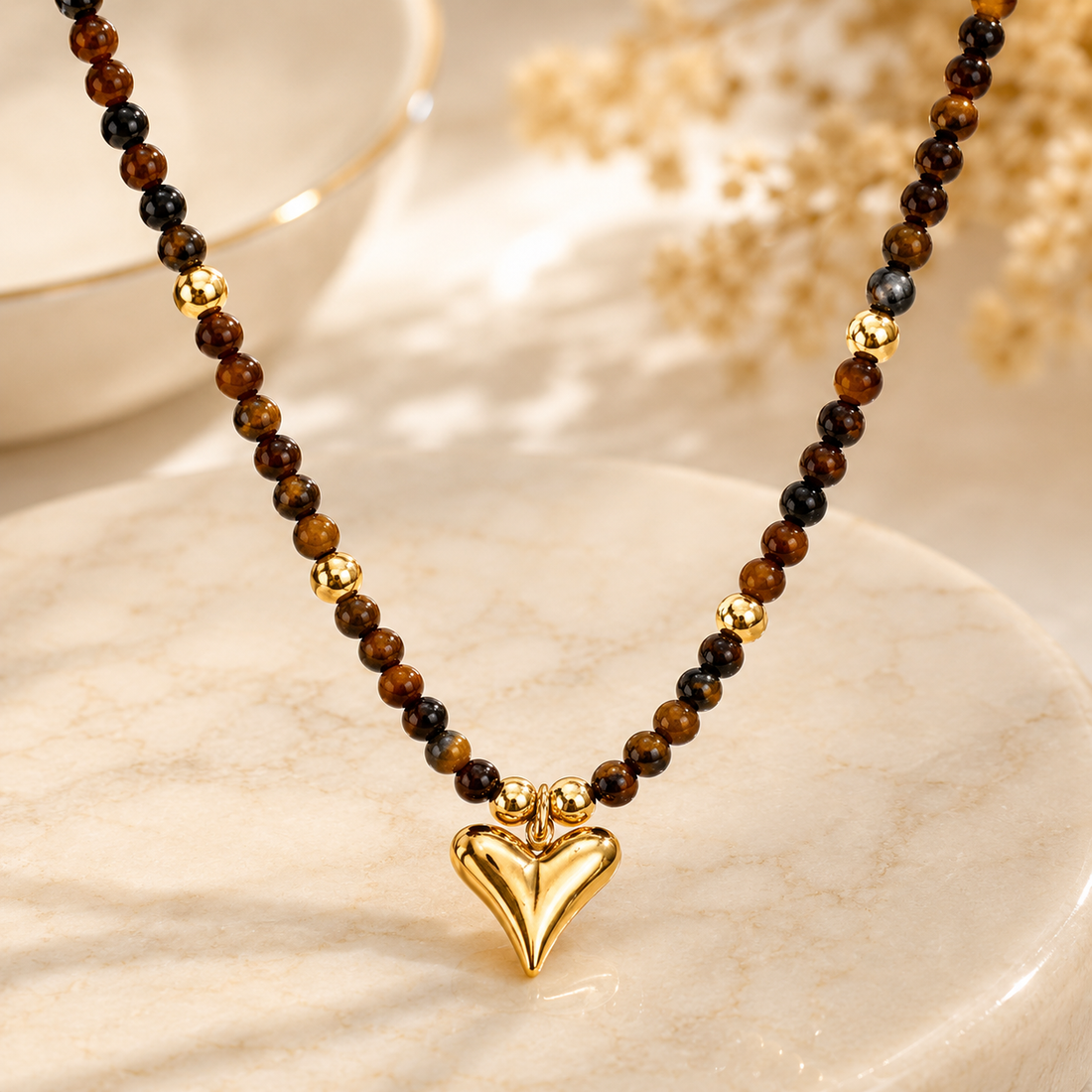 Necklace 688 - 316L stainless steel by Qimati