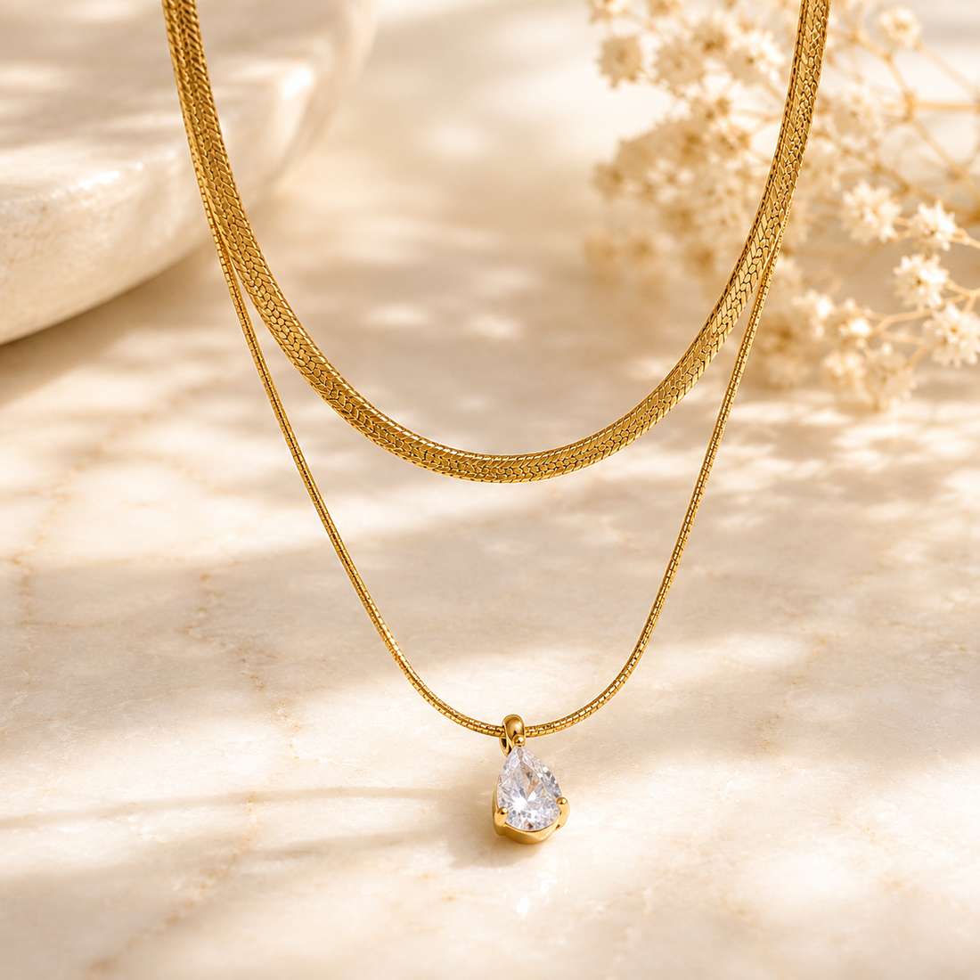 Necklace 678 - 304 stainless steel by Qimati
