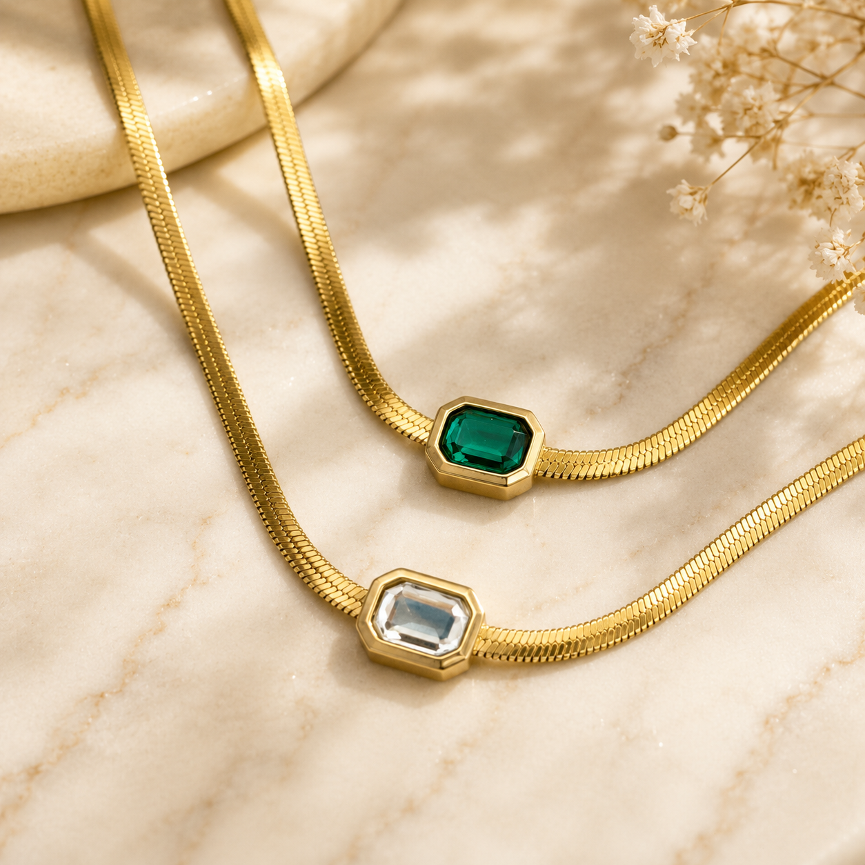 Necklace 068 - 316L stainless steel by Qimati