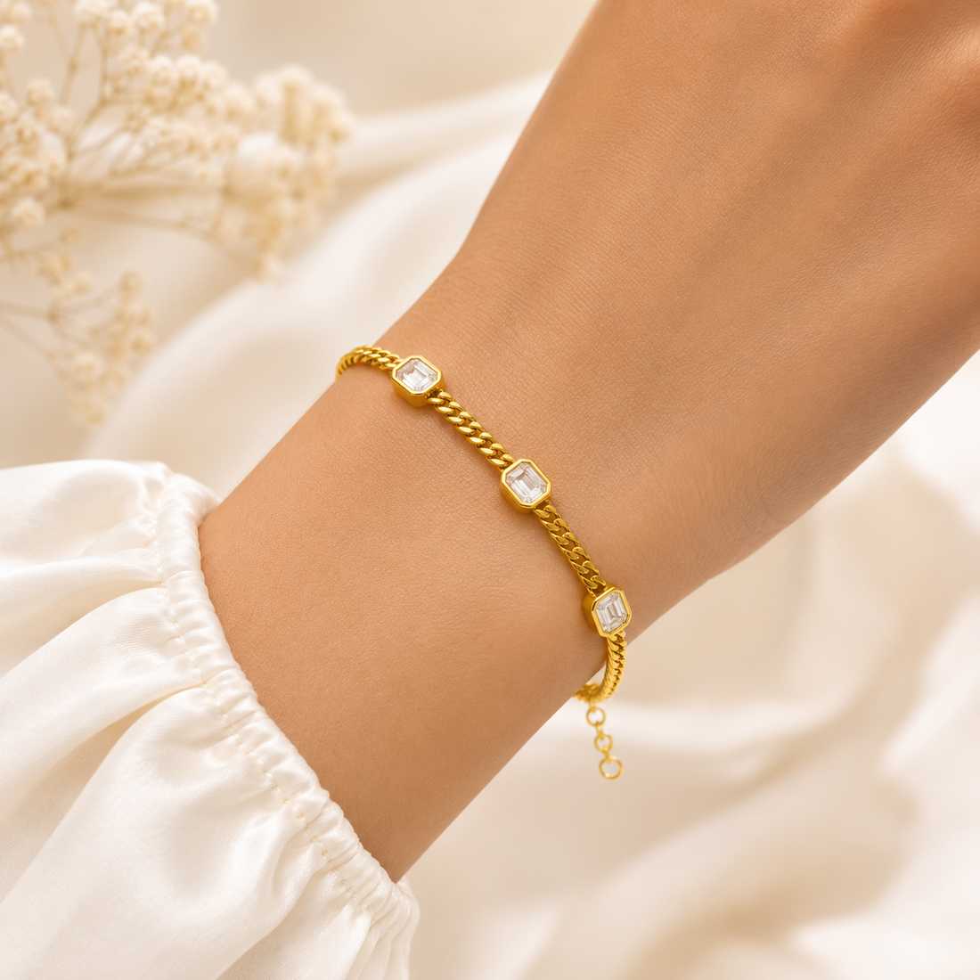 Chain Bracelet 281 - 304 stainless steel by Qimati