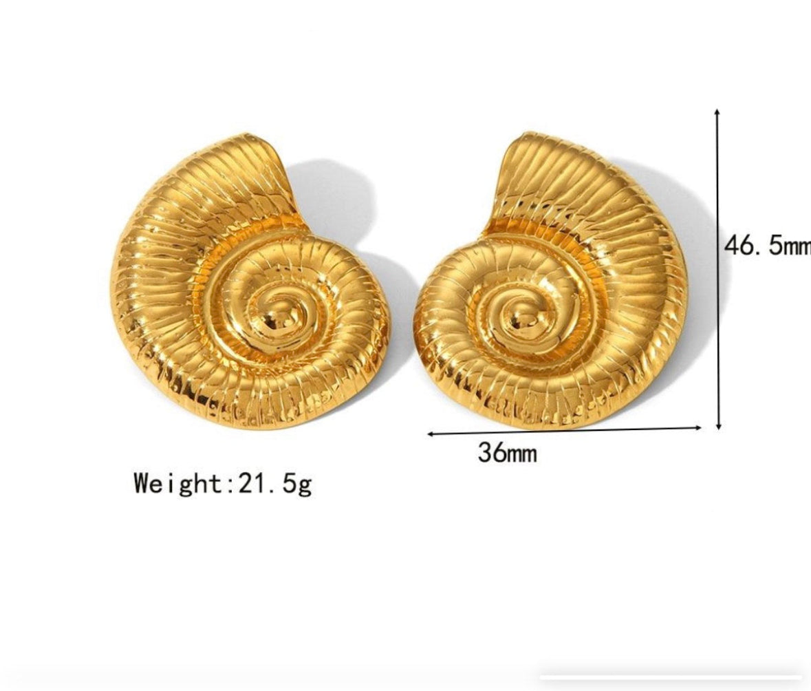 Earrings 509 - 316L stainless steel by Qimati