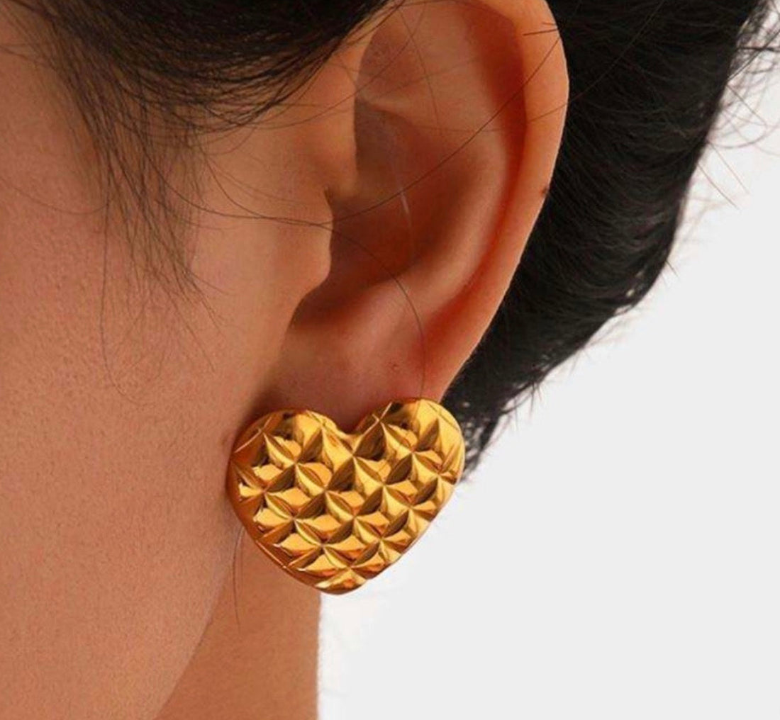 Earrings 512 - 316L stainless steel by Qimati