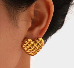 Earrings 512 - 316L stainless steel by Qimati