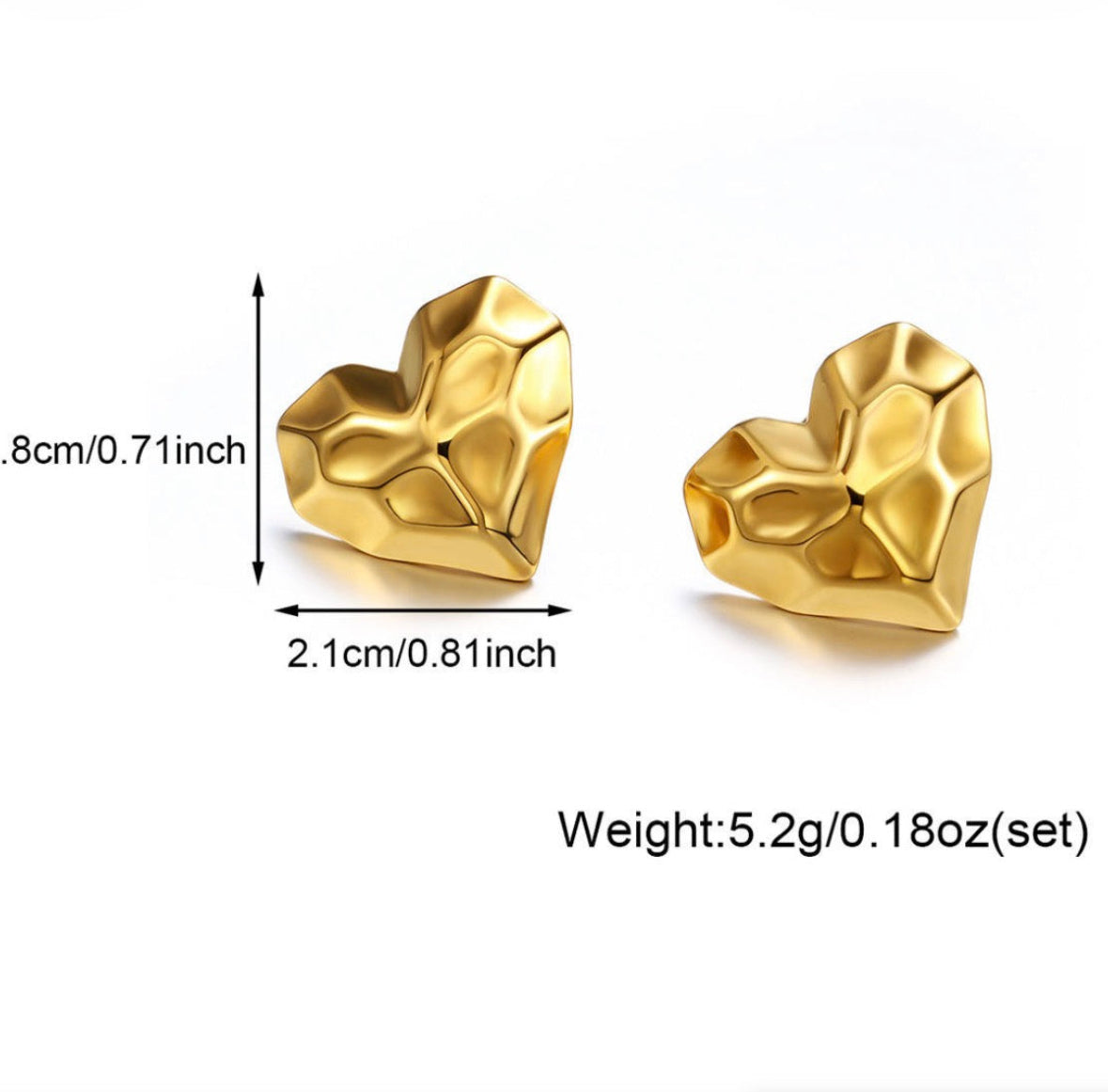 Earrings 508 - 316L stainless steel by Qimati