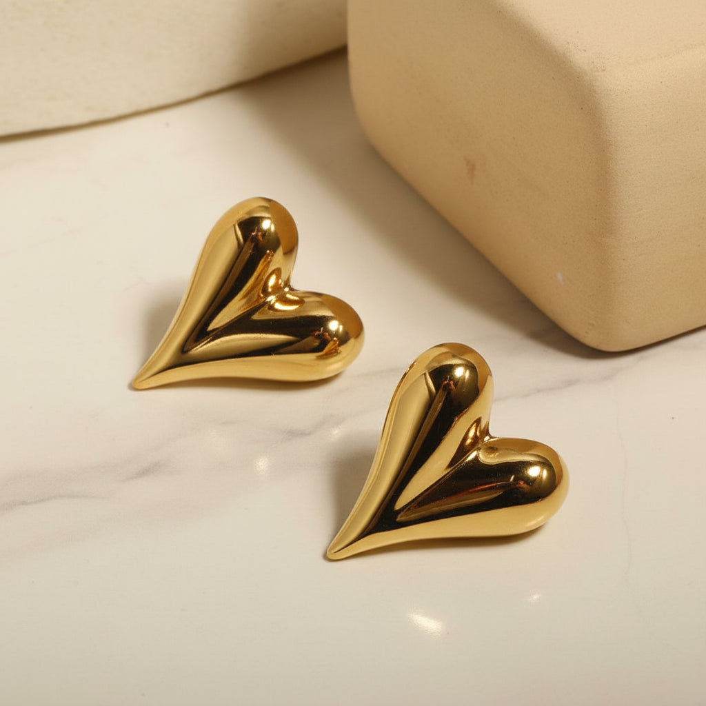 Earrings 507 - 316L stainless steel by Qimati