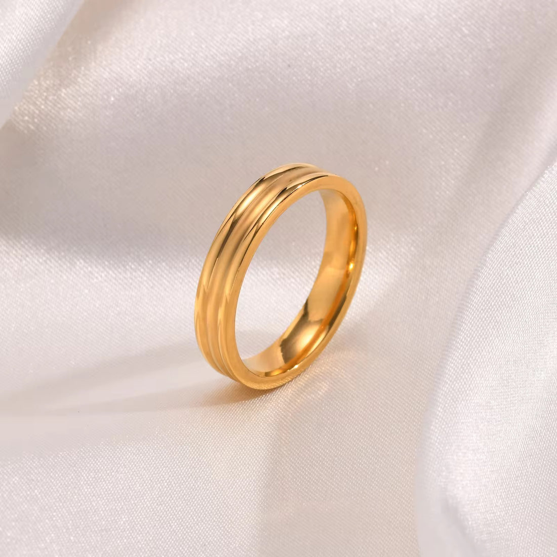 Rings 017 - 316L stainless steel by Qimati