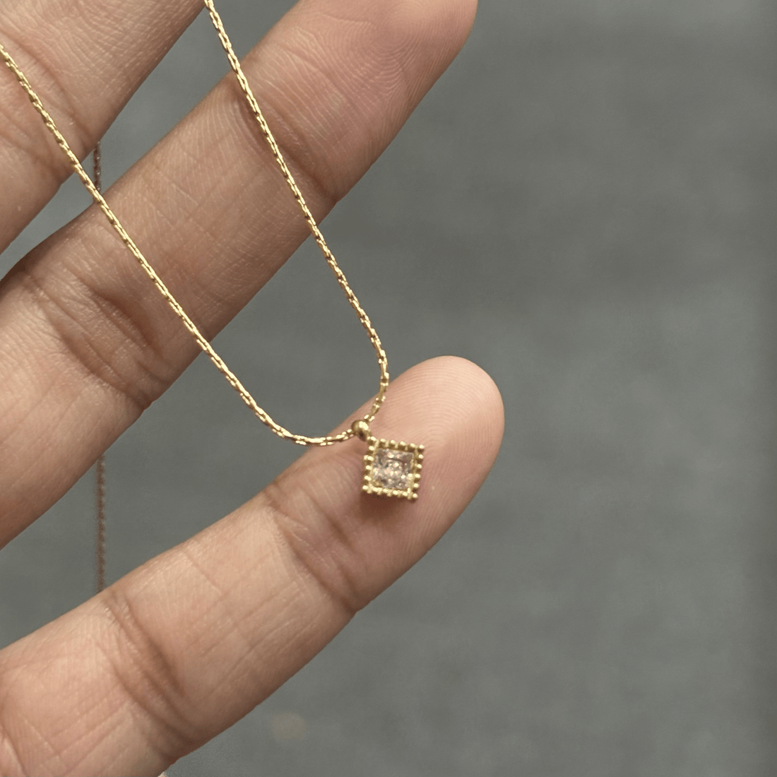 Necklace 115 - 316L stainless steel by Qimati