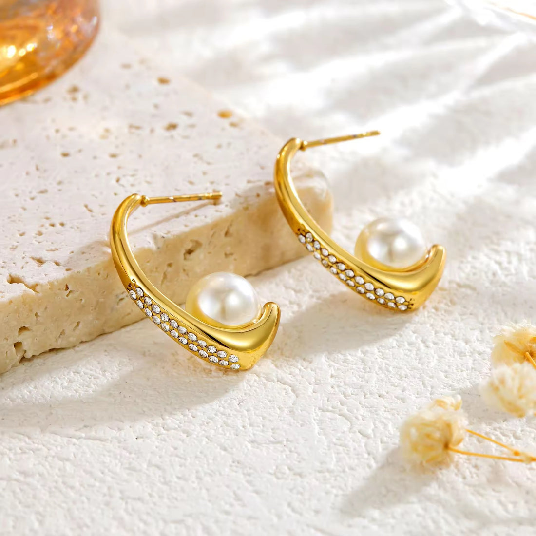 Earrings 092 - 316L stainless steel by Qimati