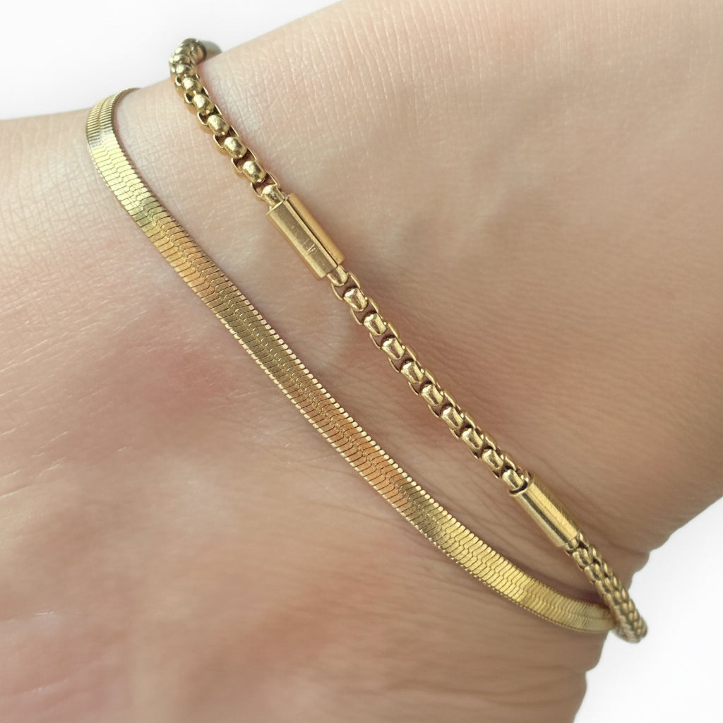 Anklets 011 (Single Piece) - 316L stainless steel by Qimati