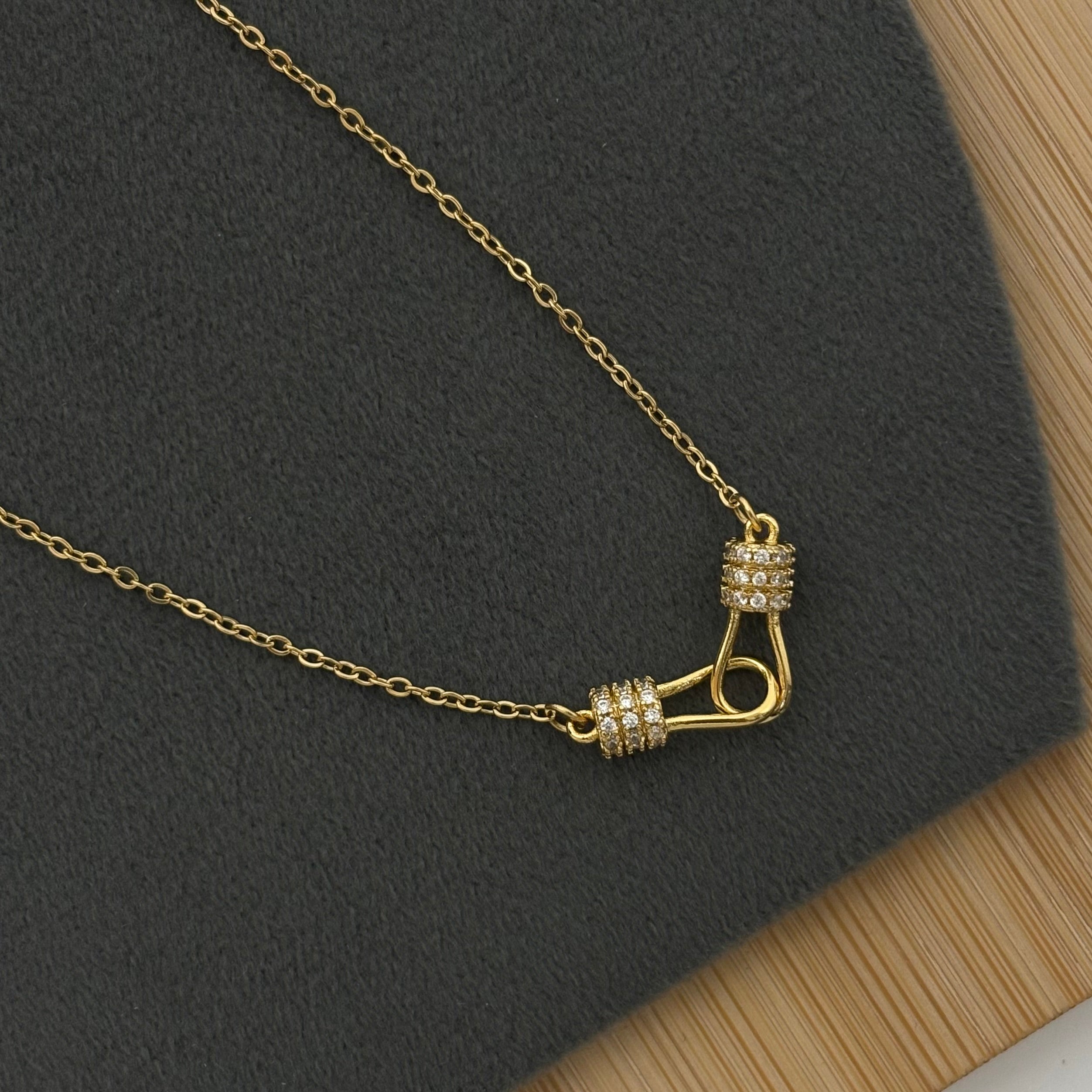 Necklace 1075 - 316L stainless steel by Qimati