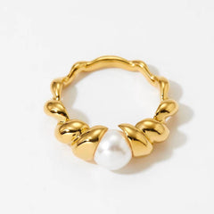 Rings 228 - 316L stainless steel by Qimati