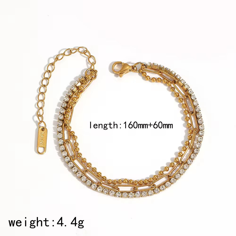 Chain Bracelet 027 - 316L stainless steel by Qimati