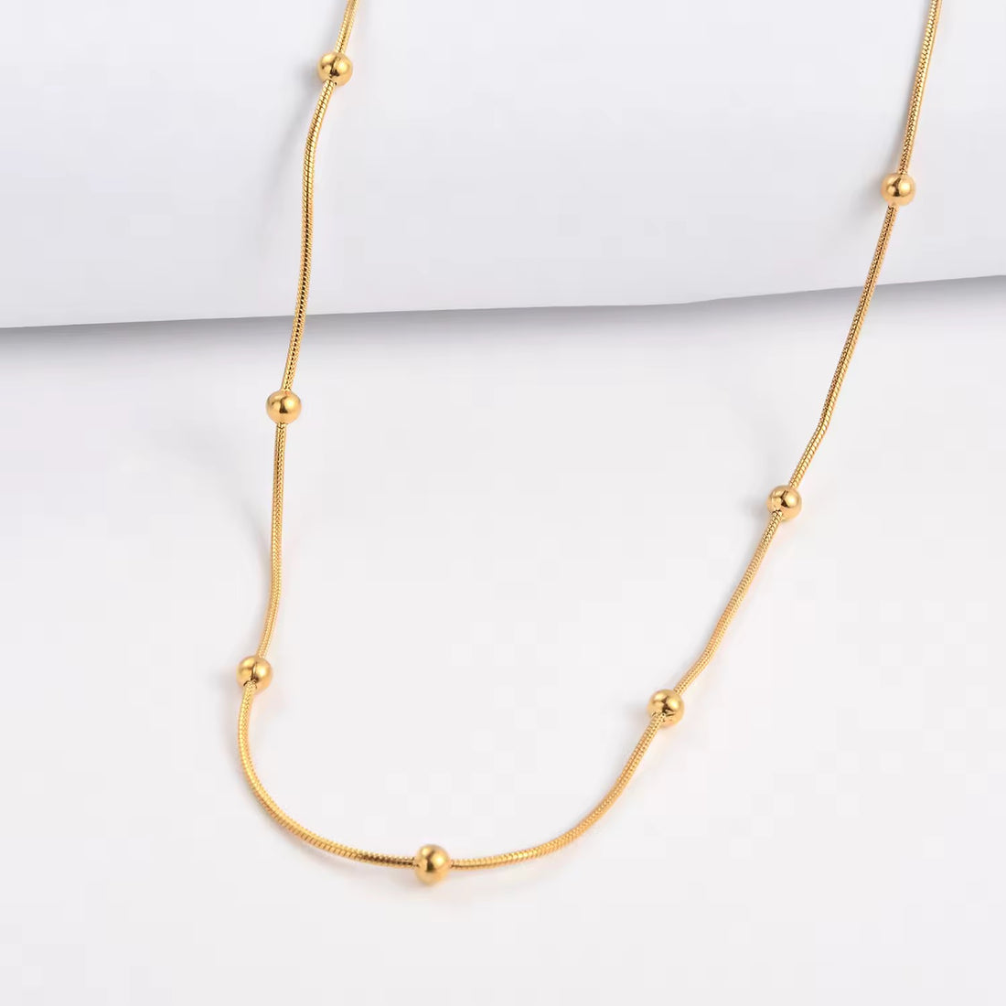 Necklace 102 - 316L stainless steel by Qimati