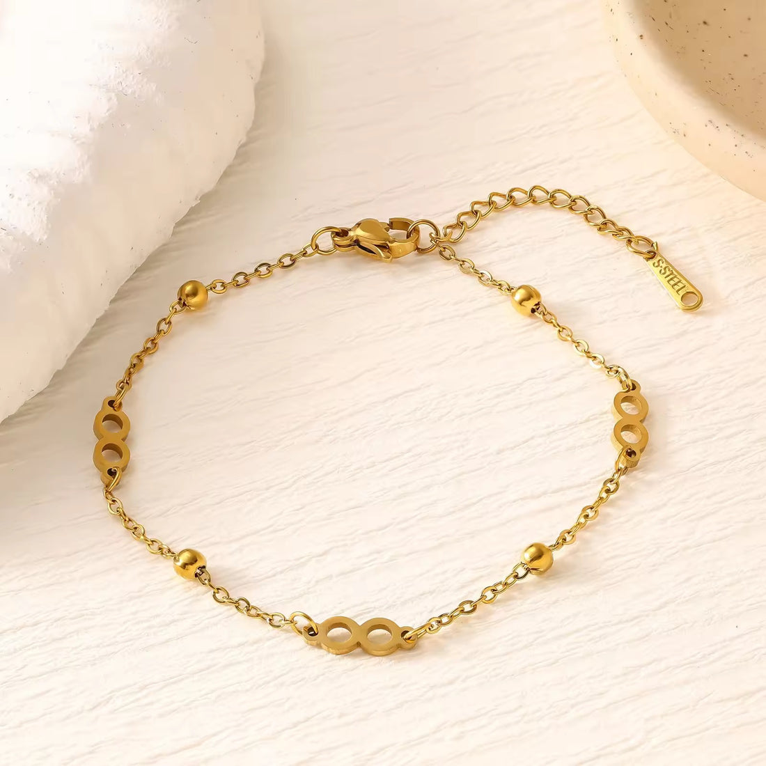 Anklets 008 (Single Piece) - 316L stainless steel by Qimati