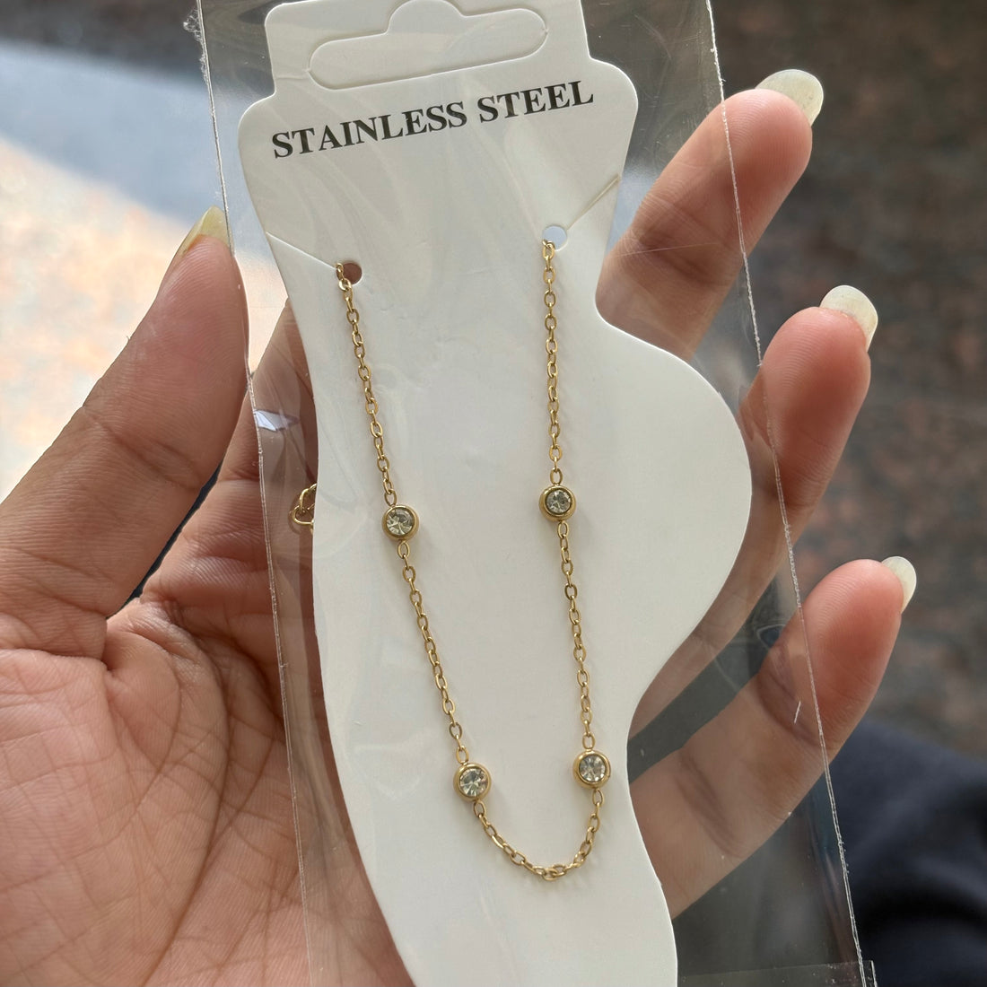 Anklets 007 (Single Piece) - 316L stainless steel by Qimati