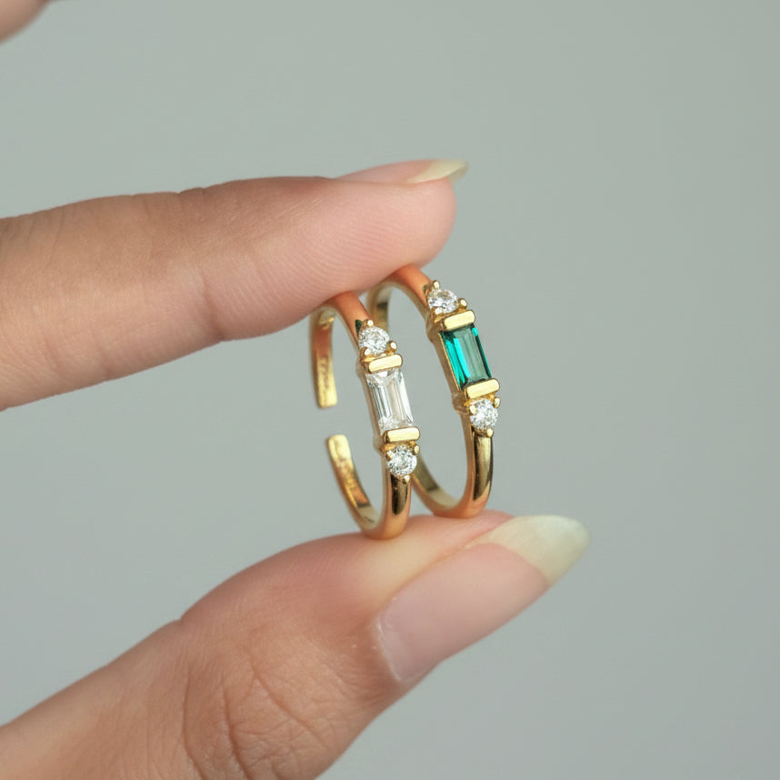 Rings 027 - 316L stainless steel by Qimati