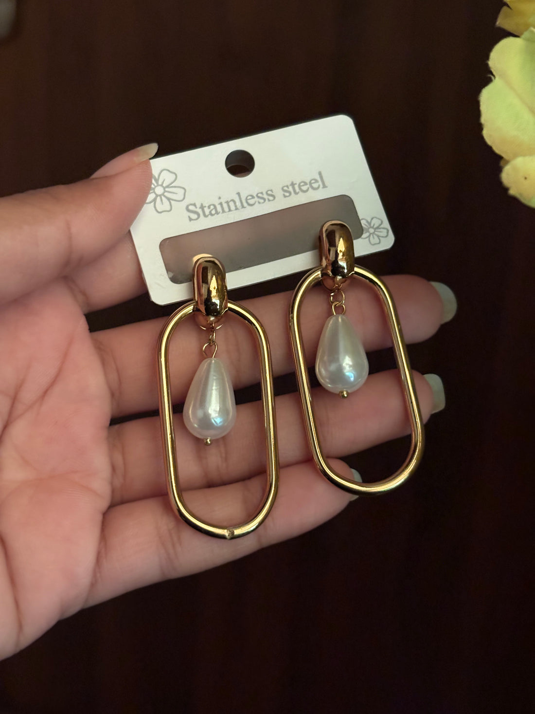 Earrings 081 - 316L stainless steel by Qimati