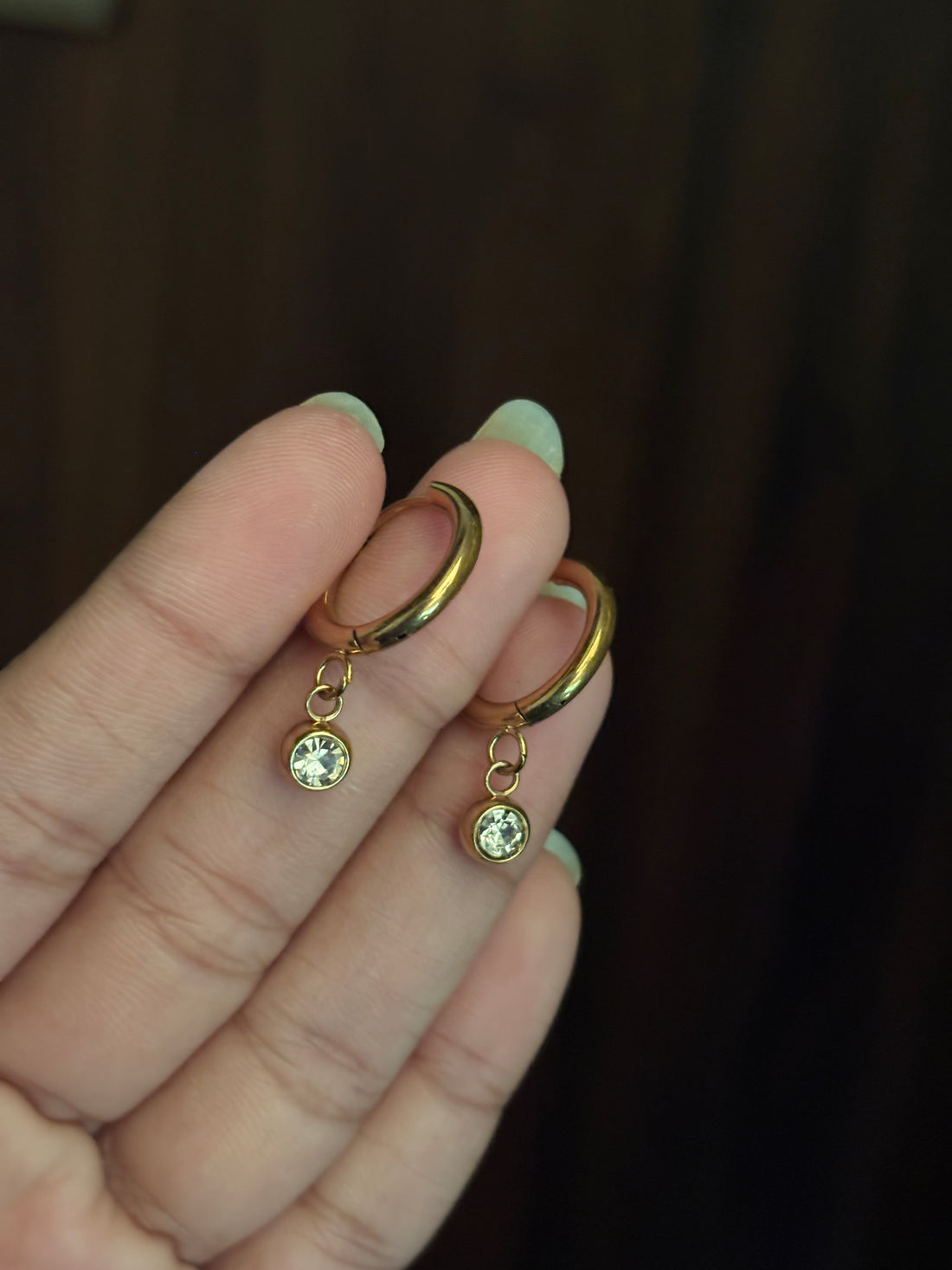 Earrings 090 - 316L stainless steel by Qimati