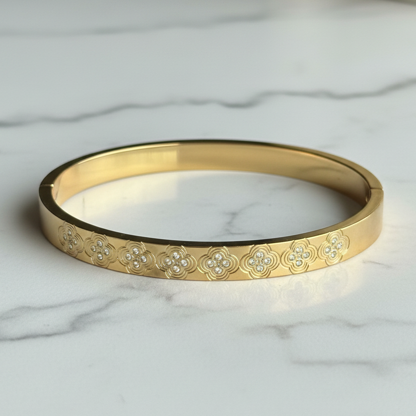 Bracelet Kada 066 (Small) - 316L stainless steel by Qimati