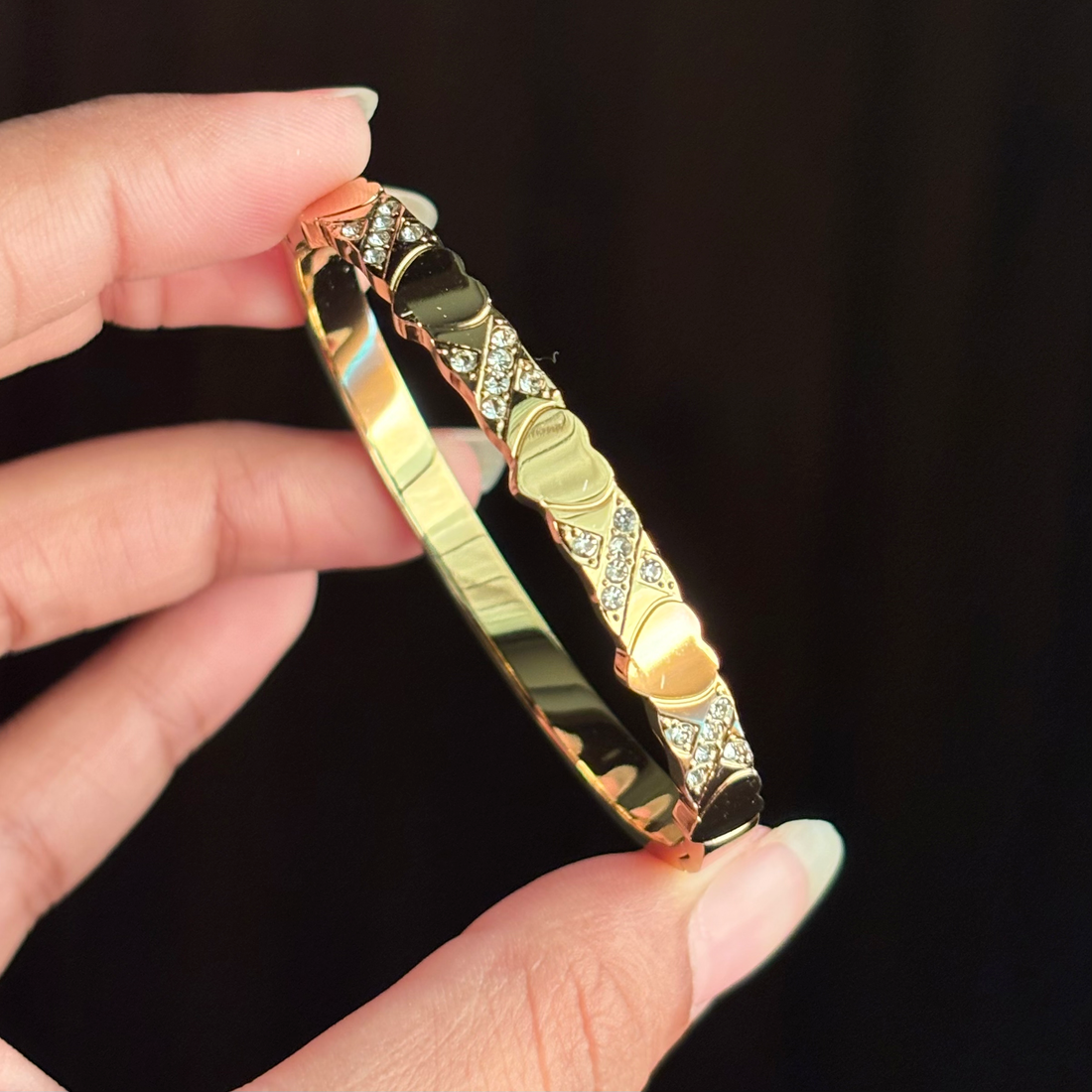 Bracelet Kada 067 (Small) - 316L stainless steel by Qimati