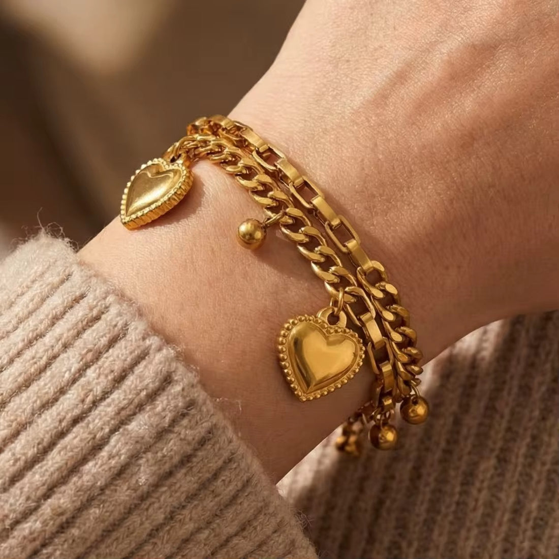 Chain Bracelet 012 - 316L stainless steel by Qimati