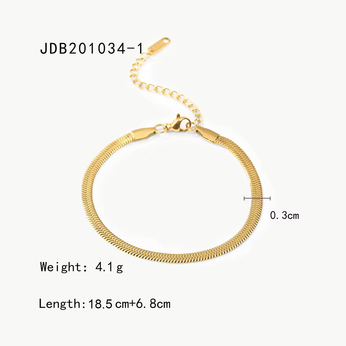 Chain Bracelet 010 - alternate view