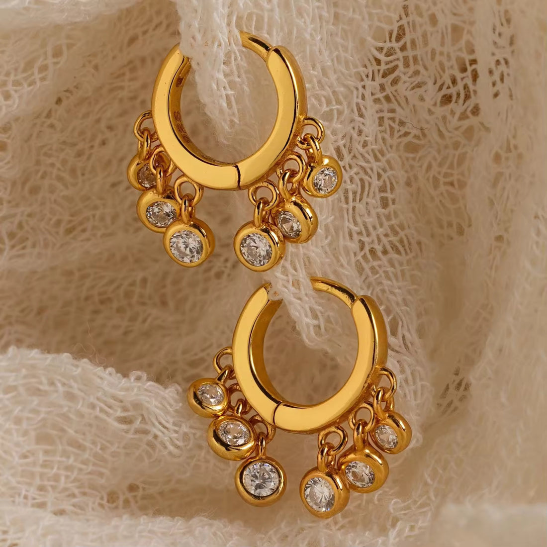 Earrings 076 - 316L stainless steel by Qimati