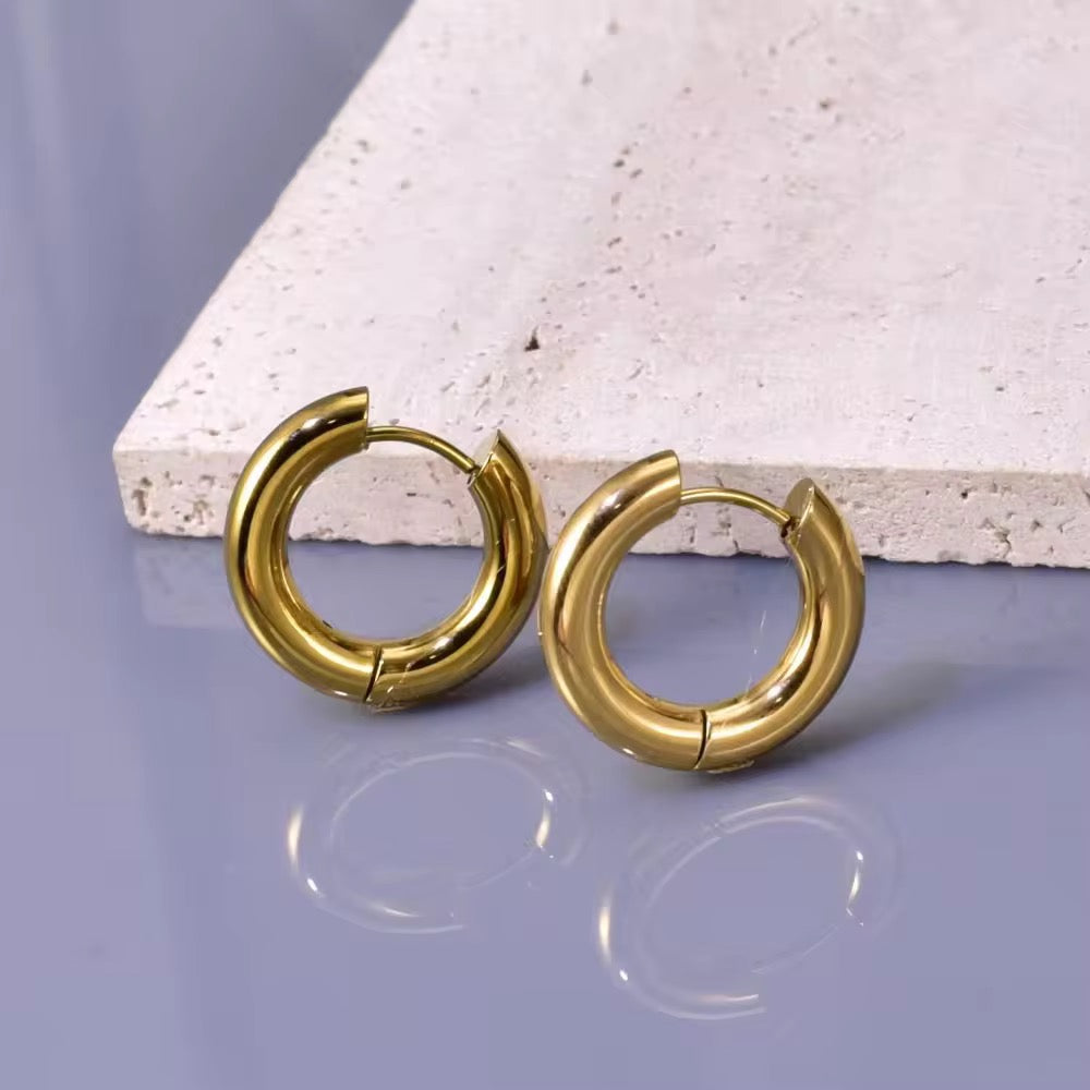 Earrings 078 - 316L stainless steel by Qimati