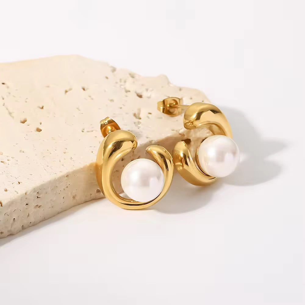 Earrings 079 — 316L stainless steel detail by Qimati