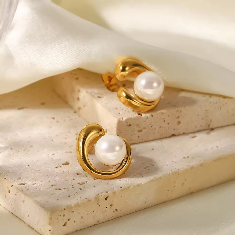 Earrings 079 - 316L stainless steel by Qimati