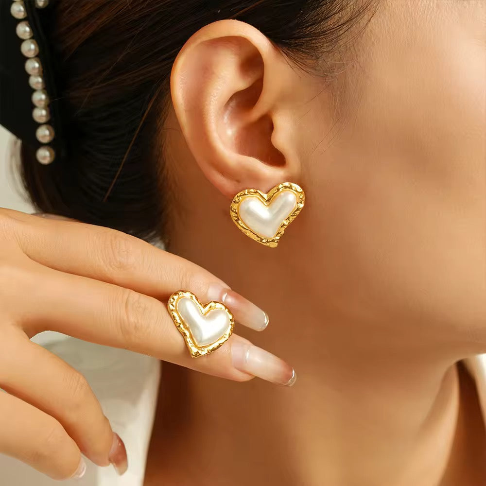 Earrings 106 - 316L stainless steel by Qimati