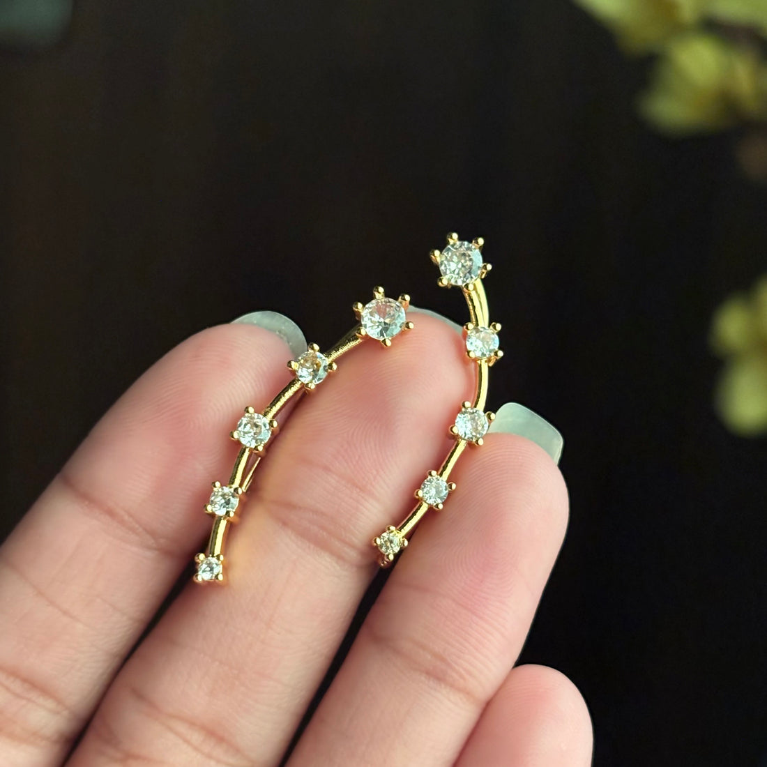Earrings - brass by Qimati