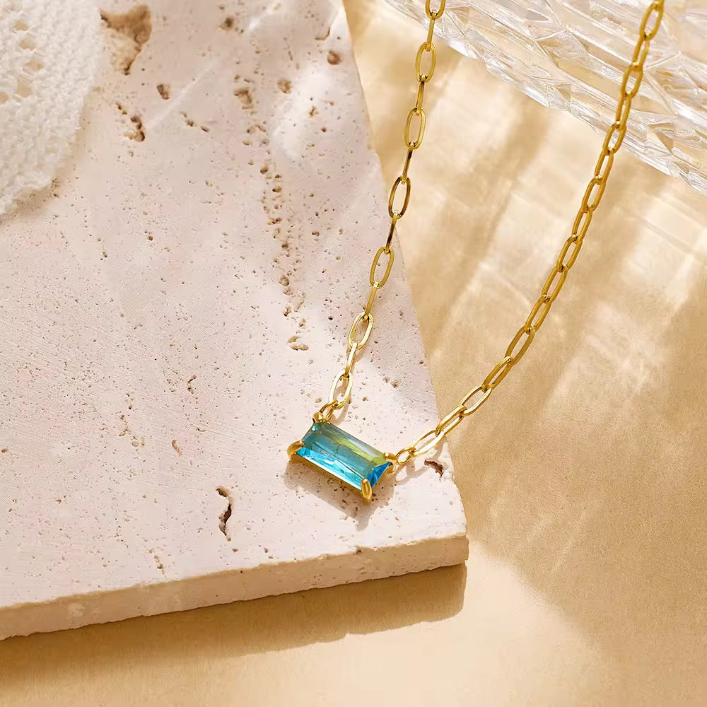 Necklace 045 - 316L stainless steel by Qimati