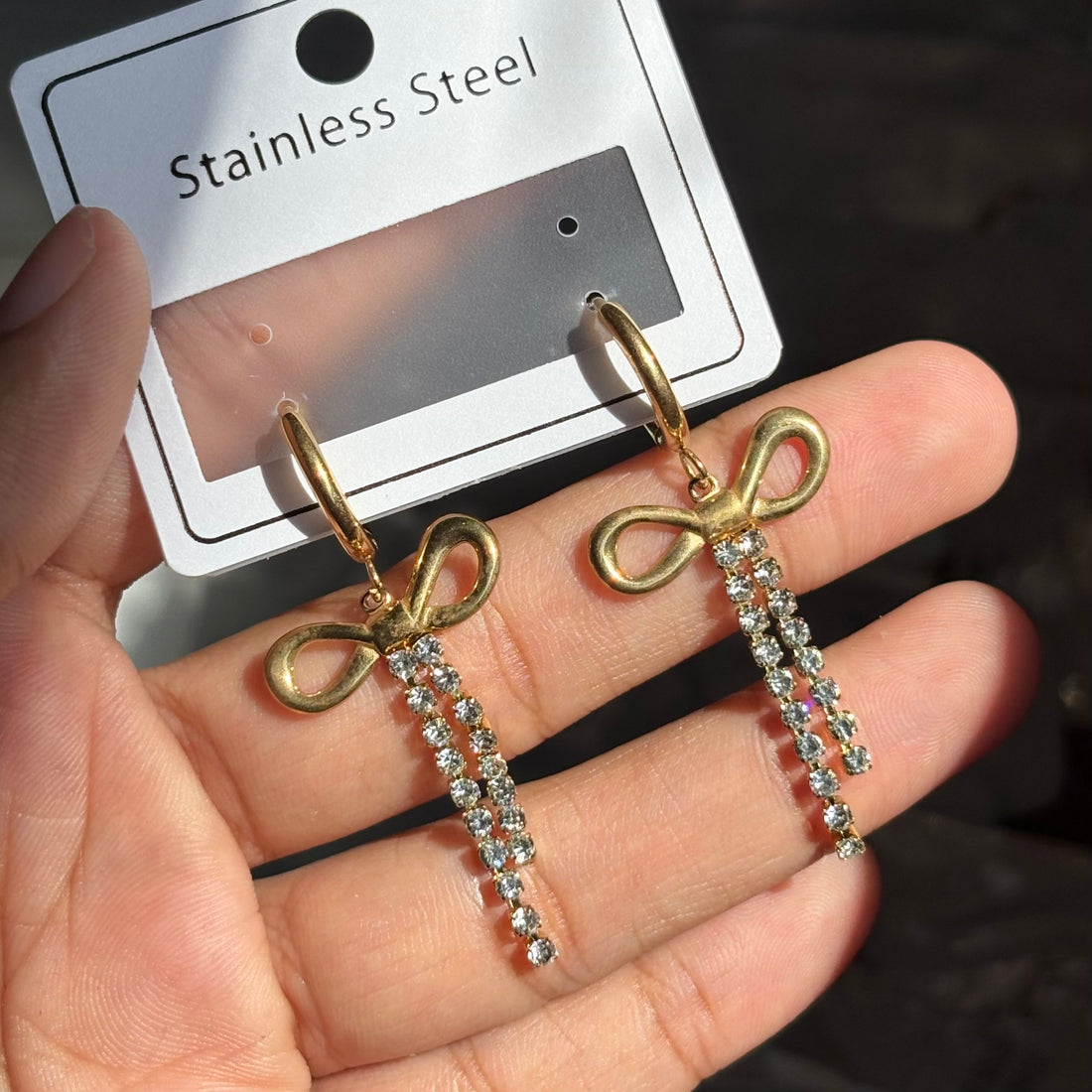 Earrings 113 - 316L stainless steel by Qimati