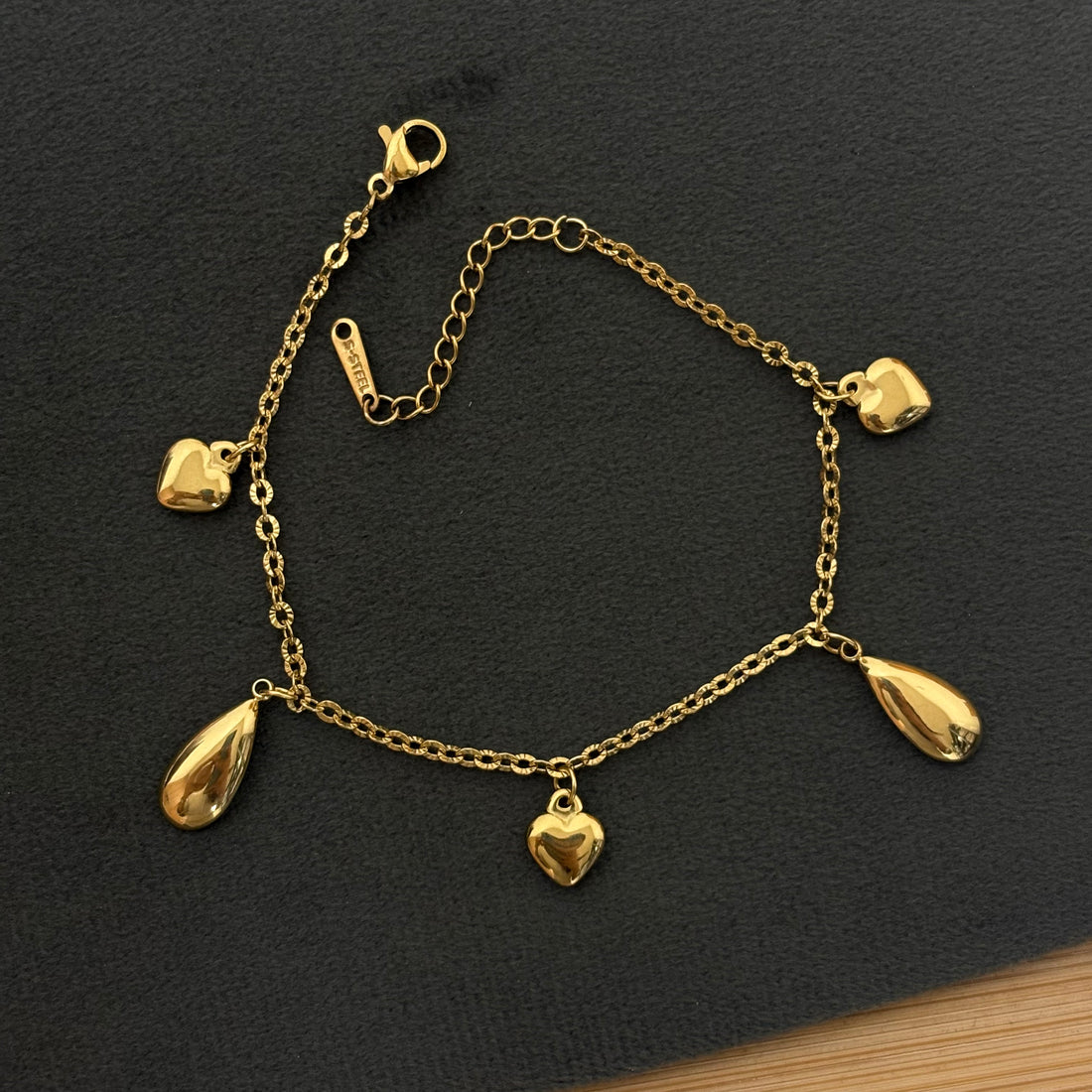 Chain Bracelet 068 - 316L stainless steel by Qimati
