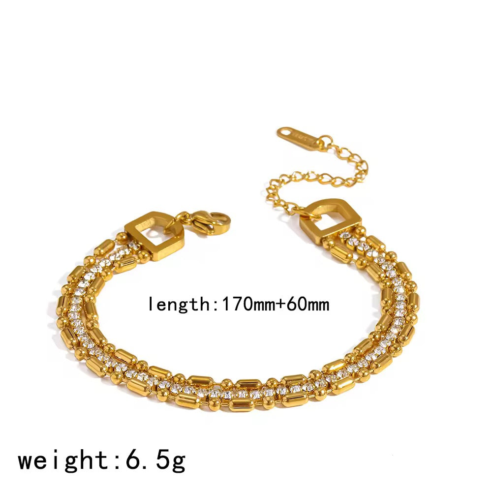 Chain Bracelet 071 - 316L stainless steel by Qimati