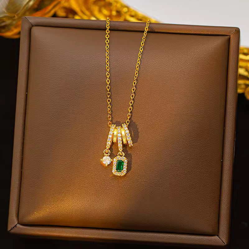 Necklace 178 - 316L stainless steel by Qimati