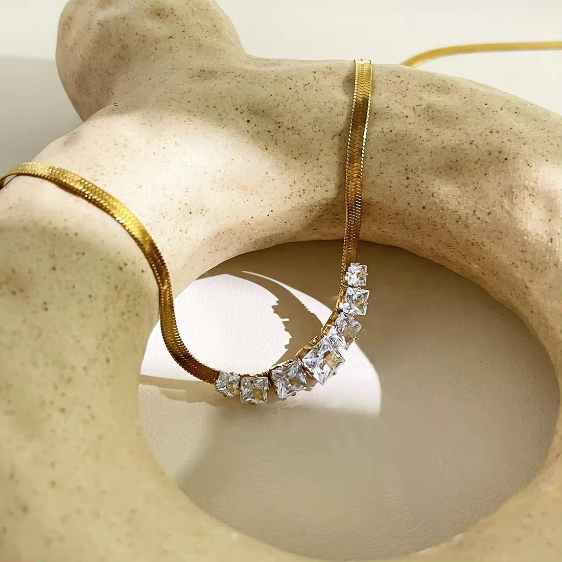 Necklace 176 - 316L stainless steel by Qimati
