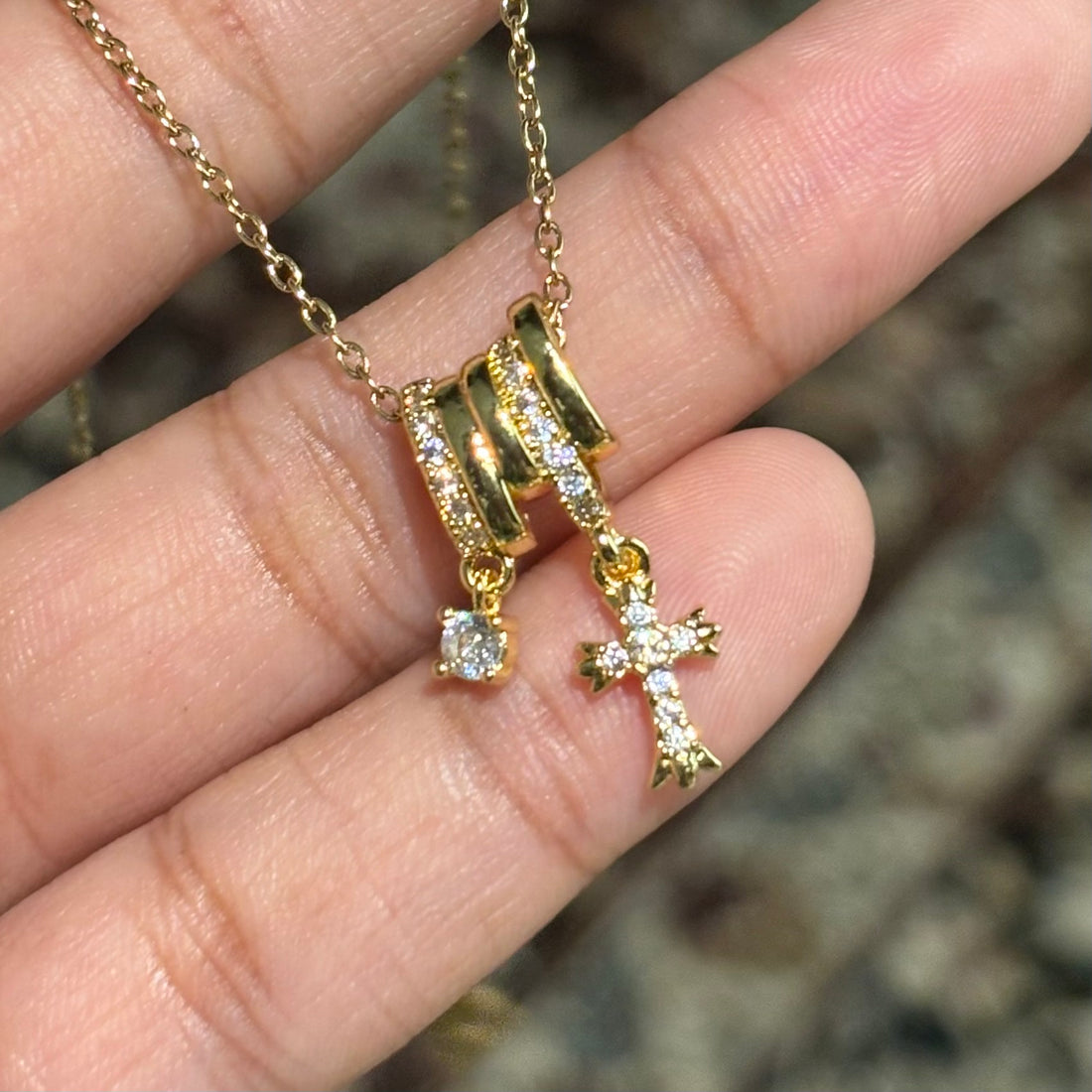 Necklace 182 - 316L stainless steel by Qimati