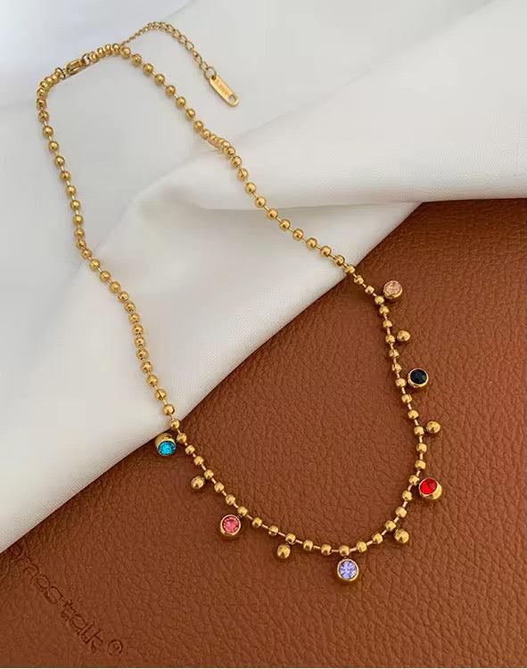 Necklace 191 - 316L stainless steel by Qimati