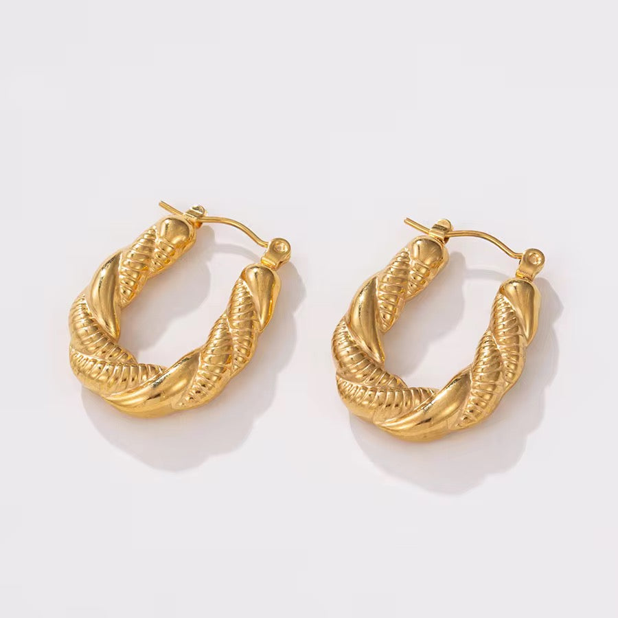 Earrings 145 - 316L stainless steel by Qimati