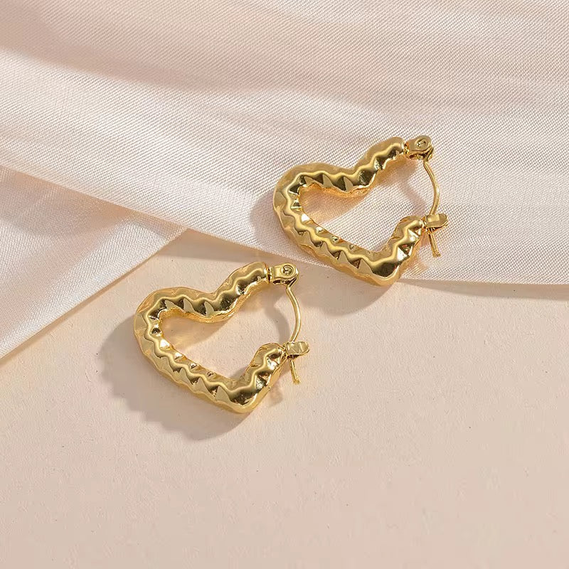 Earrings 152 - 316L stainless steel by Qimati