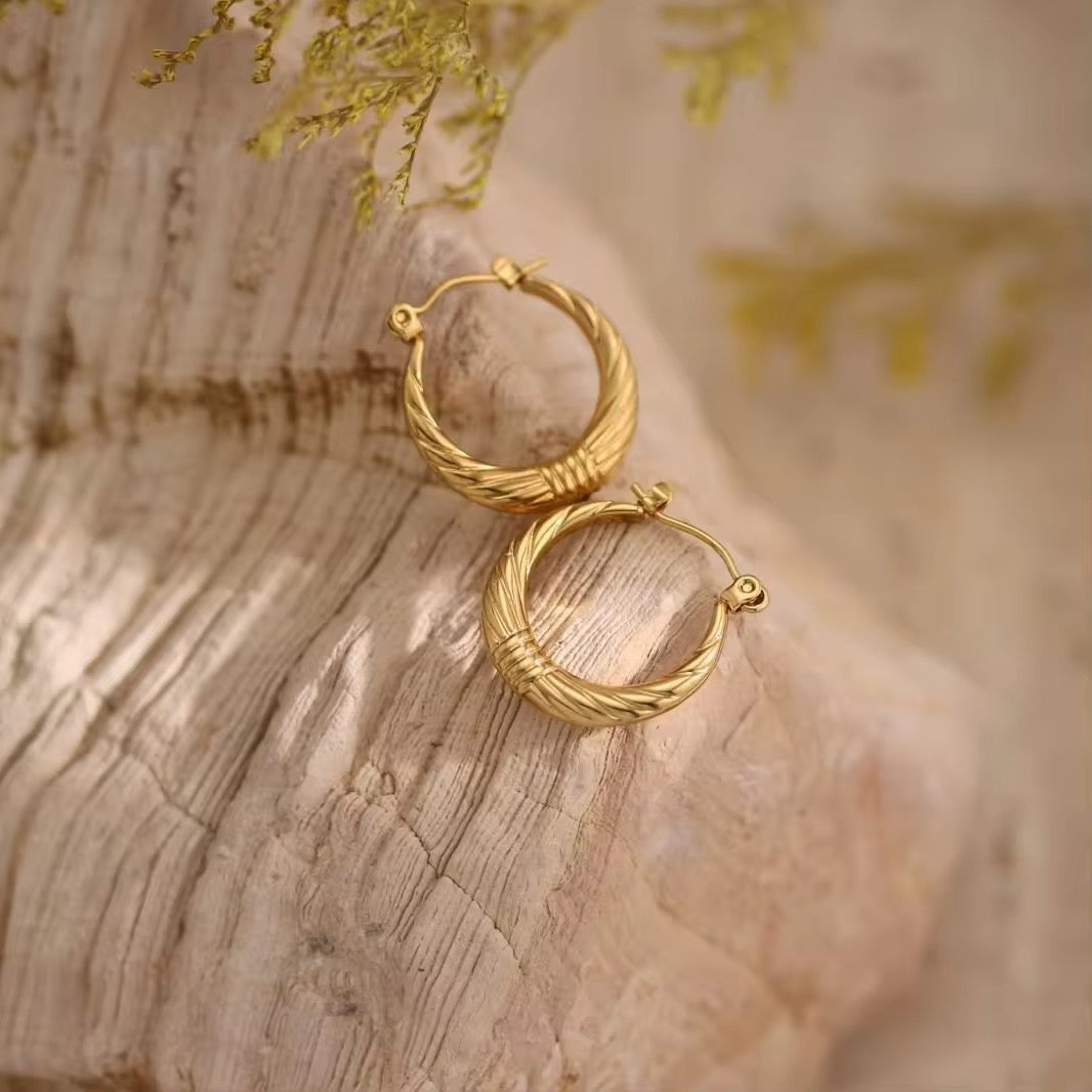 Earrings 153 - 316L stainless steel by Qimati