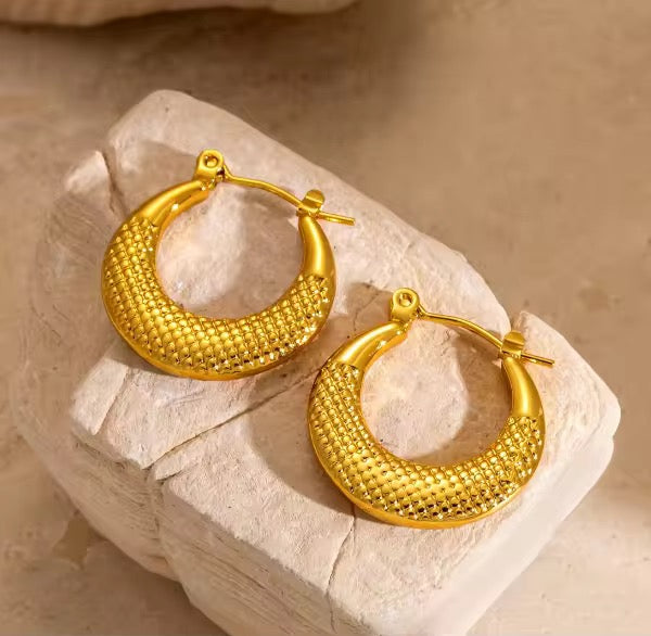 Earrings 148 - 316L stainless steel by Qimati