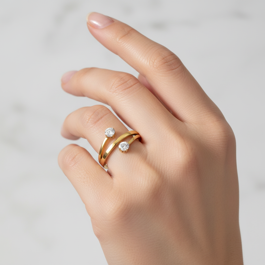 Rings 079 - 316L stainless steel by Qimati