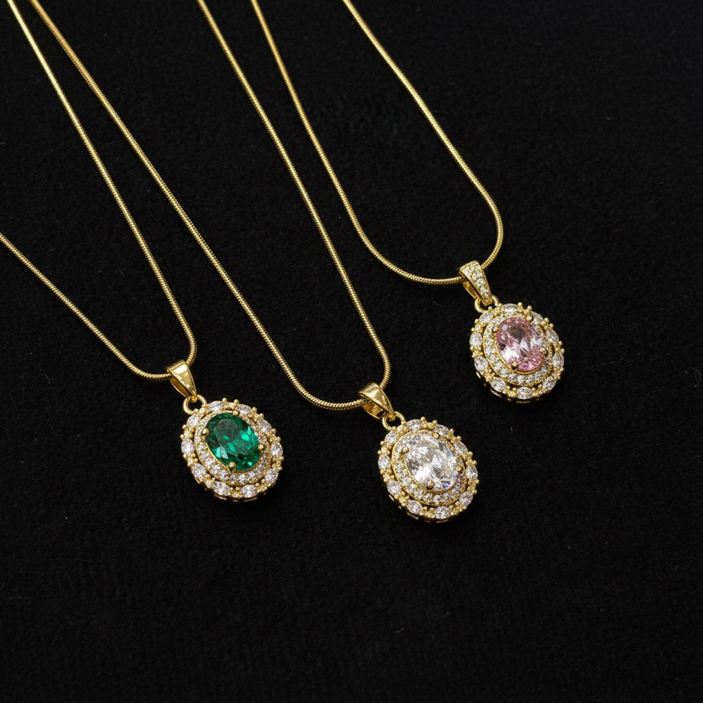 Necklace 286 - 304 stainless steel by Qimati