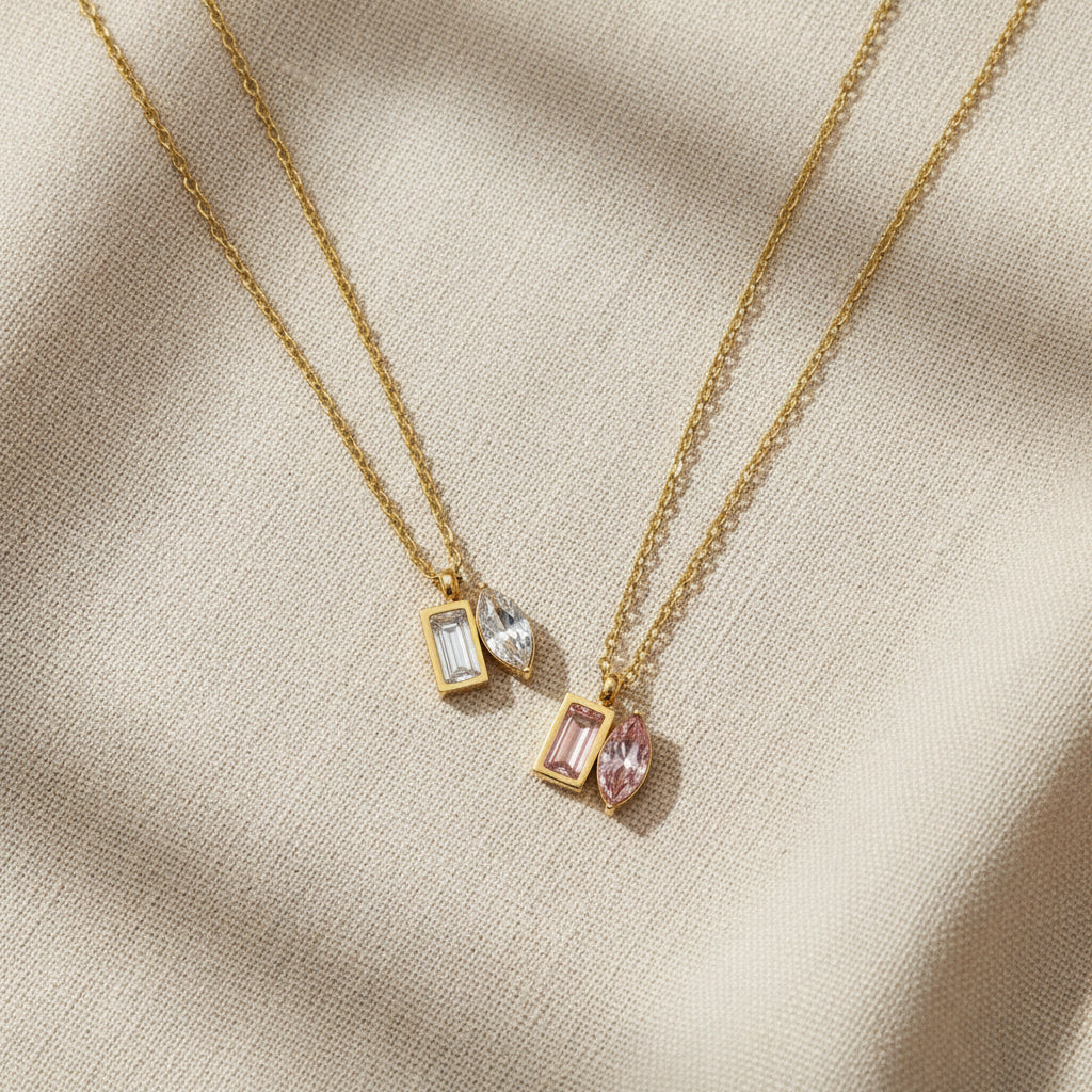 Necklace 287 - 304 stainless steel by Qimati