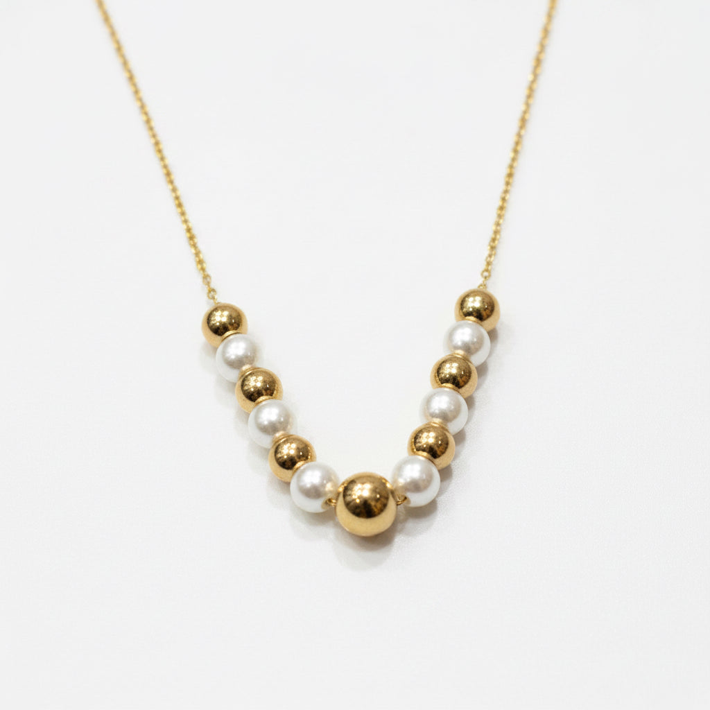 Necklace 357 - 316L stainless steel by Qimati