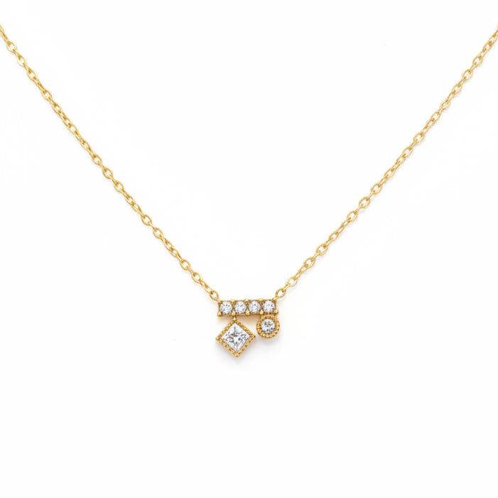 Necklace 353 - 316L stainless steel by Qimati