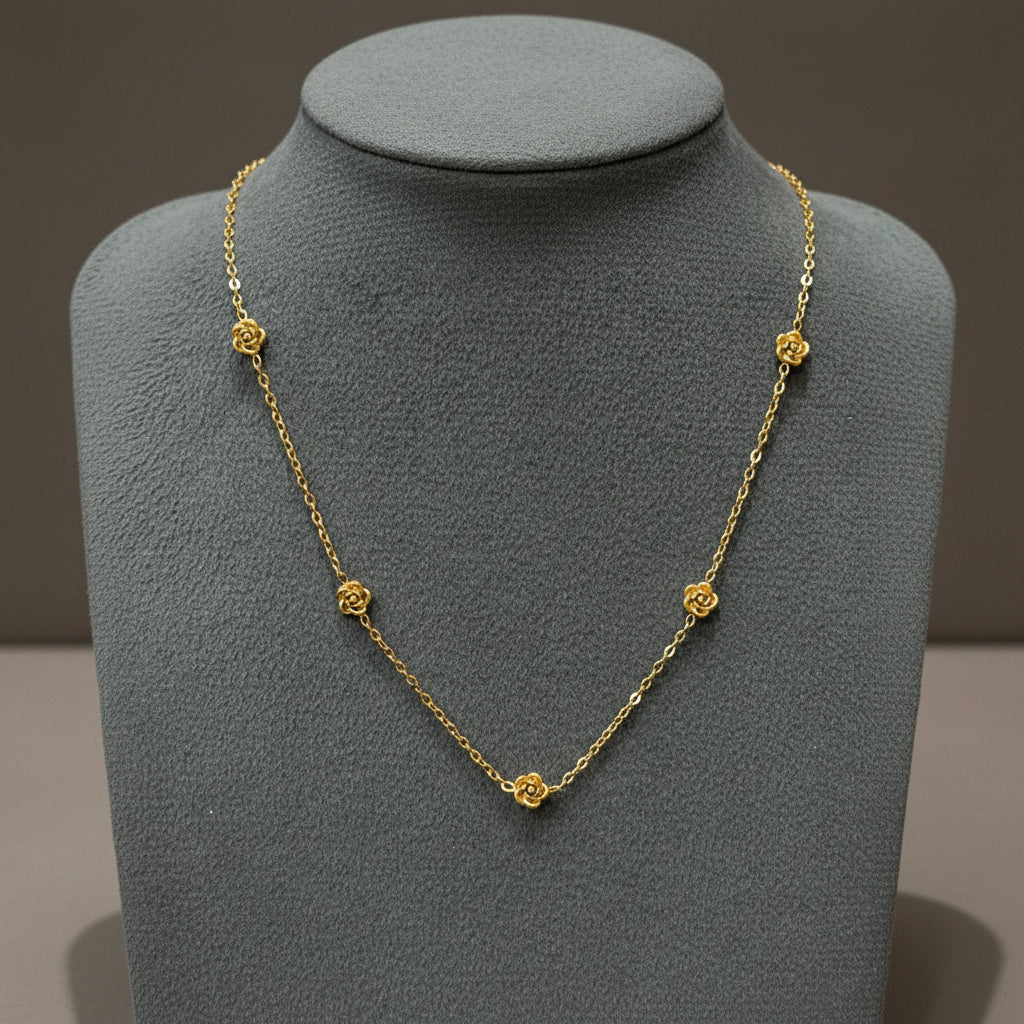 Necklace 345 - 316L stainless steel by Qimati